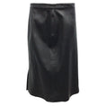 Load image into Gallery viewer, St. John Black 2019 Stretchy Leather Pencil Skirt
