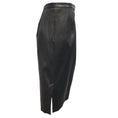 Load image into Gallery viewer, St. John Black 2019 Stretchy Leather Pencil Skirt
