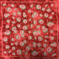 Load image into Gallery viewer, Chanel Red Multi Hot Air Balloon / Parachute Printed Square Silk Scarf
