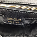 Load image into Gallery viewer, Jimmy Choo Ruby Black / Pewter Lace Clutch
