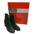 Load image into Gallery viewer, Michel Vivien Green Alden Ankle Boots/Booties
