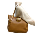 Load image into Gallery viewer, Tom Ford Sedgewick Medium Zip Detail Tan Leather Tote
