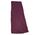 Load image into Gallery viewer, Agnona Plum Purple Geometric Pleated Cashmere and Silk Long Scarf/Wrap
