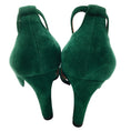 Load image into Gallery viewer, Michel Vivien Green Mayfair Cross Strap Open Toe Sandals
