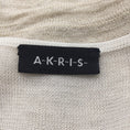 Load image into Gallery viewer, Akris Layered Button-down Sleeveless V-neck Cardigan Oat Beige / White Sweater
