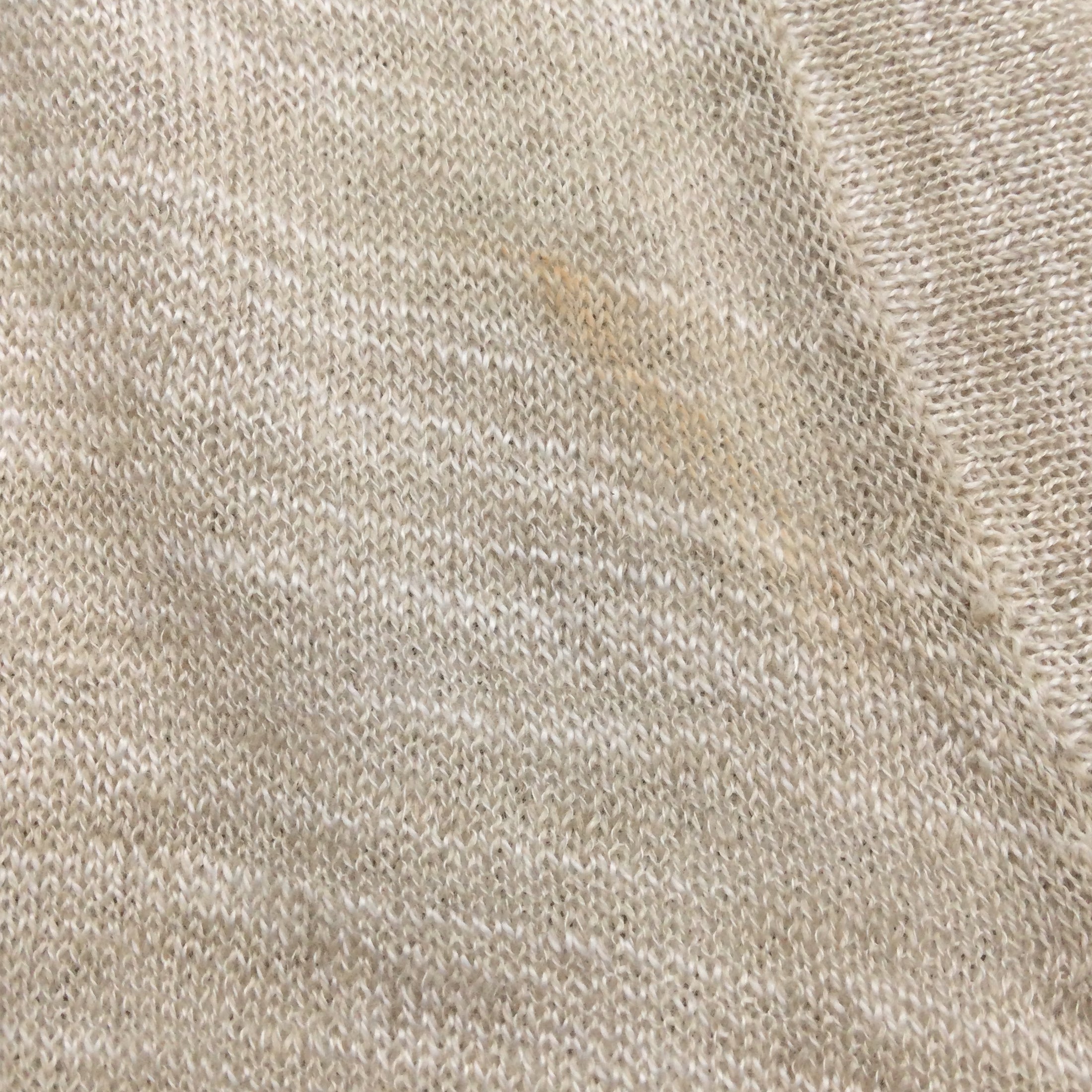 Akris Layered Button-down Sleeveless V-neck Cardigan Oat Beige / White Sweater