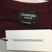 Calvin Klein 205W39NYC Wool Blend Striped Sweater