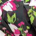 Load image into Gallery viewer, Tom Ford Black/Pink Hibiscus Print Oversized Button-down Top
