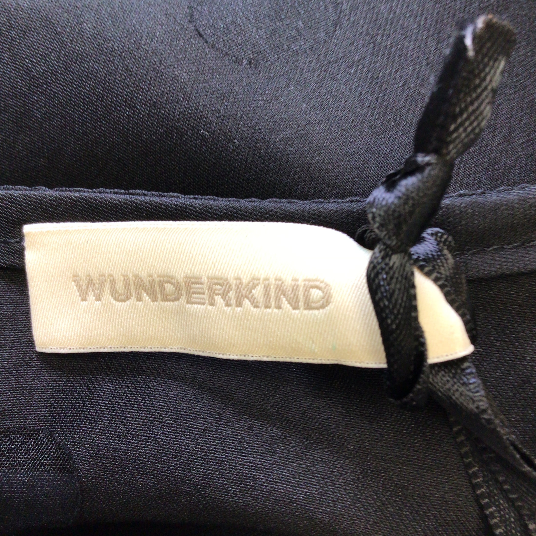 Wunderkind Black Sheer Dot Design Sleeveless Cotton and Silk Midi Dress