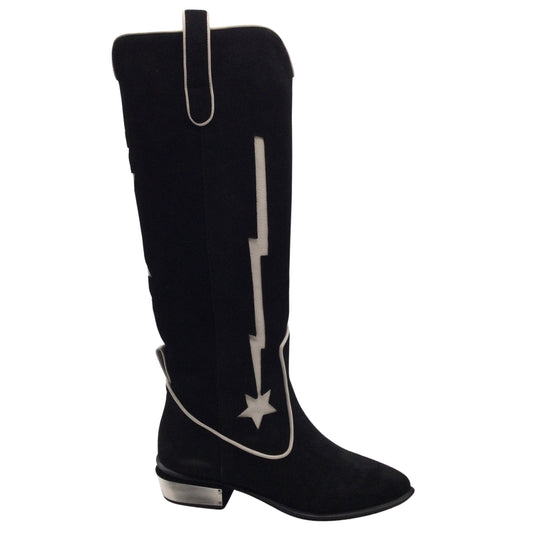 Kate Cate Black Stella Rock Boots/Booties