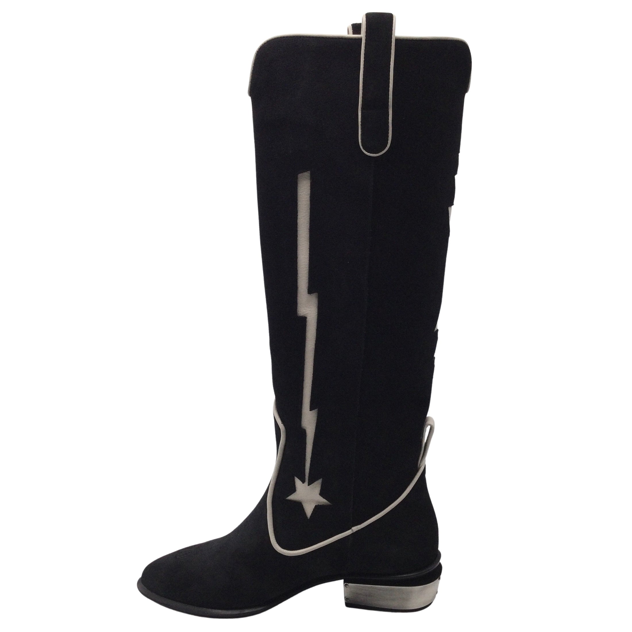 Kate Cate Black Stella Rock Boots/Booties