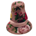 Load image into Gallery viewer, Dolce & Gabbana Pink Multi Velvet Floral Bucket Hat
