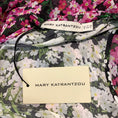 Load image into Gallery viewer, MARY KATRANTZOU Pink/White Melissa Valley Print Layered Tank & Cape Blouse
