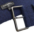 Load image into Gallery viewer, Chanel Navy Blue Gabrielle Coco Patch Belted Cashmere Knit Mid-length Sweater Coat
