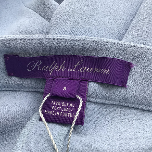 Ralph Lauren Collection Light Blue 2021 Crepe Pants