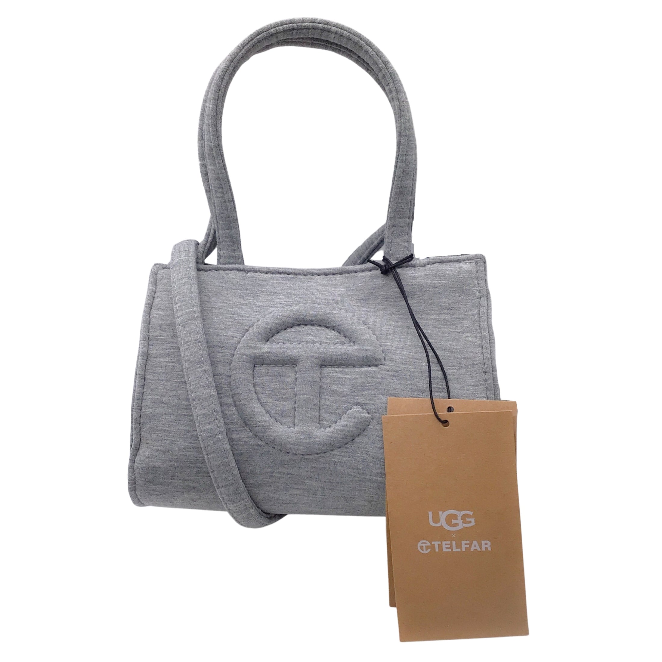 UGG x TELFAR Fleece Small Shopping Bag in Heather Grey