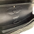 Load image into Gallery viewer, Chanel Double Flap Black Patent Leather Shoulder Bag
