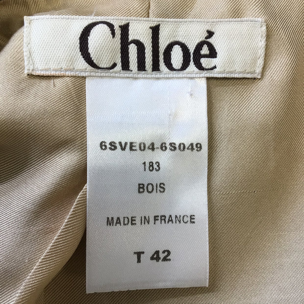 Chloe Tan / Ivory / Brown Multi Cotton Tweed Jacket