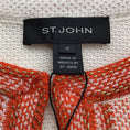 Load image into Gallery viewer, St. John Ivory / Orange Stripe Knit Jacket
