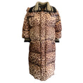 Load image into Gallery viewer, Dolce & Gabbana Brown Leopard Print Puffer 3/4 Sleeve Coat
