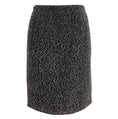 Load image into Gallery viewer, Chanel Grey / Black Boucle Vintage 1994 Skirt
