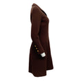 Load image into Gallery viewer, Chanel Brown 1996 Classic Hook and Eye Front Coat
