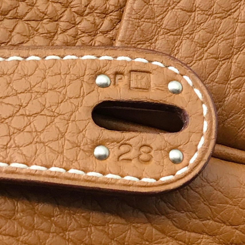 Hermès Lindy 2007 Gold Clemence Leather 34cm Shoulder Bag