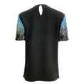 Load image into Gallery viewer, Prabal Gurung Blue Ombre Sequin & Beaded Short-sleeve Blouse

