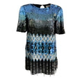 Load image into Gallery viewer, Prabal Gurung Blue Ombre Sequin & Beaded Short-sleeve Blouse
