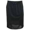 Load image into Gallery viewer, Akris Punto Black Drawstring Adjustable Elastic Waistband Skirt
