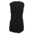 Load image into Gallery viewer, Elie Saab Black Feather Vest
