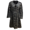 Load image into Gallery viewer, Donna Karan New York Fall 2010 Black and Grey Mid-Length Wool Tweed Coat
