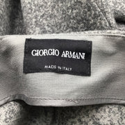 Giorgio Armani Grey Cashmere Tweed Blazer and Pants Two-Piece Suit Set