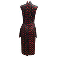 Load image into Gallery viewer, Simone Rocha Black and Red Floral Embroidered Sleeveless Satin Dress
