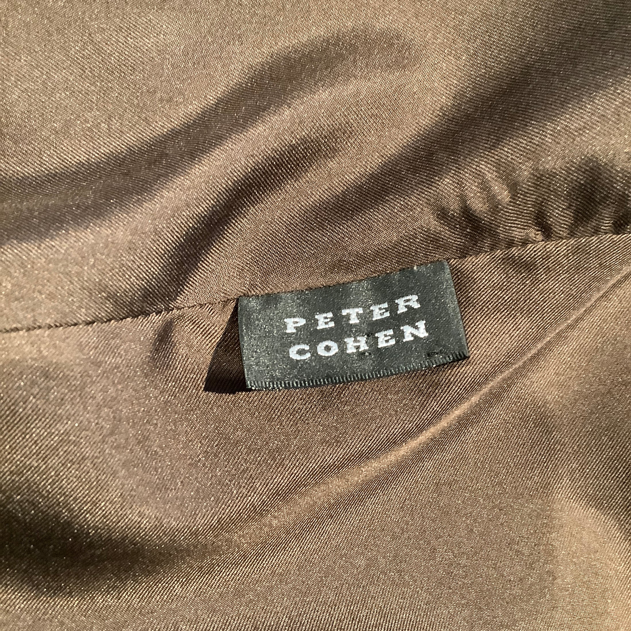 Peter Cohen Brown Suede 2 Pocket Blazer
