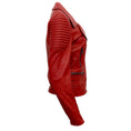 Load image into Gallery viewer, Tom Ford Red Leather Moto Jacket
