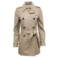 Load image into Gallery viewer, Kiton Taupe Leather Trench Coat
