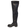 Load image into Gallery viewer, Jimmy Choo Black Knee-High Leather Boots
