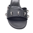 Load image into Gallery viewer, Givenchy Black Calfskin Leather Show Mules / Sandals

