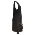 Load image into Gallery viewer, Akris Black, Brown, and Beige Sleeveless Printed Sheath Midi Dress
