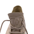 Load image into Gallery viewer, Chanel Beige / Black Leather and Canvas Cap Toe Lace-Up Espadrille Ankle Booties
