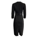 Load image into Gallery viewer, Michael Kors Collection Black 3/4 Sleeve Lace Up Dress
