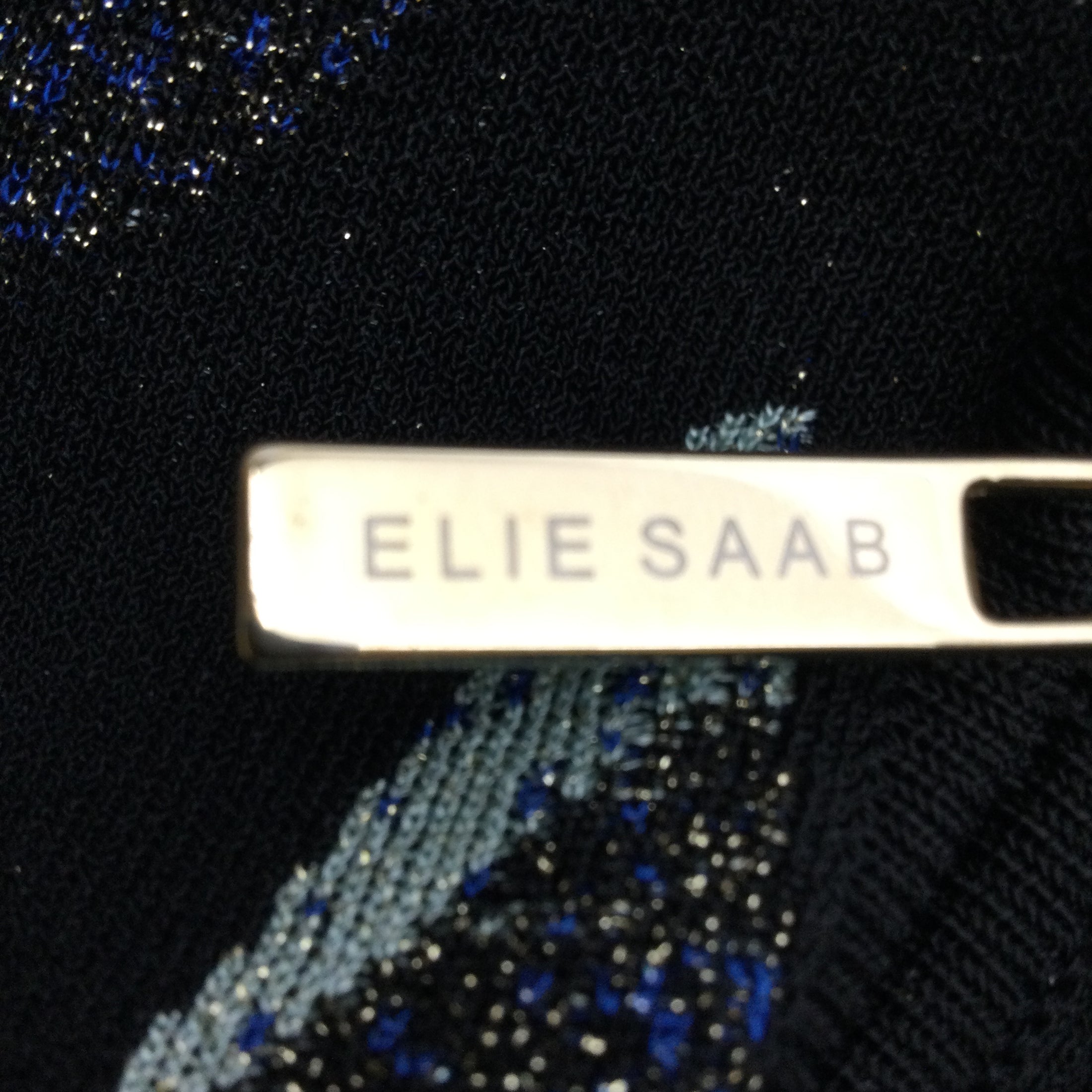 Elie Saab Long Sleeved Viscose Blend Knit Dress