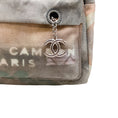 Load image into Gallery viewer, Chanel 2014 Art School Grey Multi Canvas Backpack
