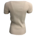 Load image into Gallery viewer, Chanel Tan Short Sleeved Knit Top

