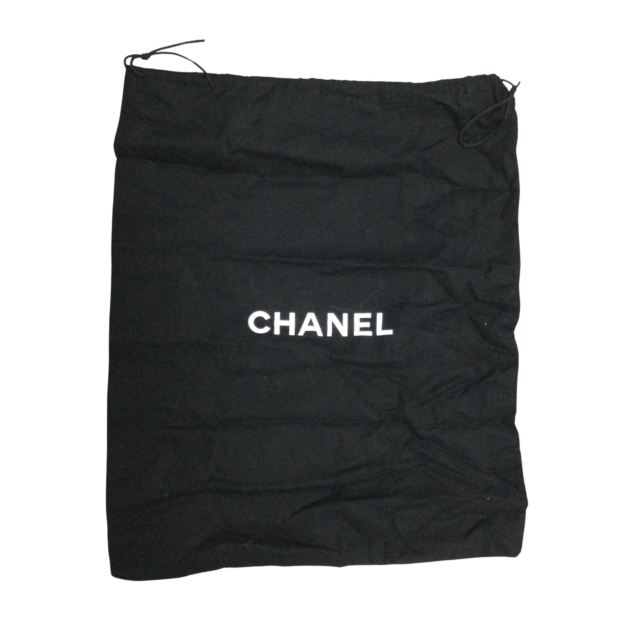 Chanel Pony and Leather Frame Black Calf Hair Clutch