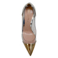 Load image into Gallery viewer, Gianvito Rossi Metal Mekong Plexi Pumps
