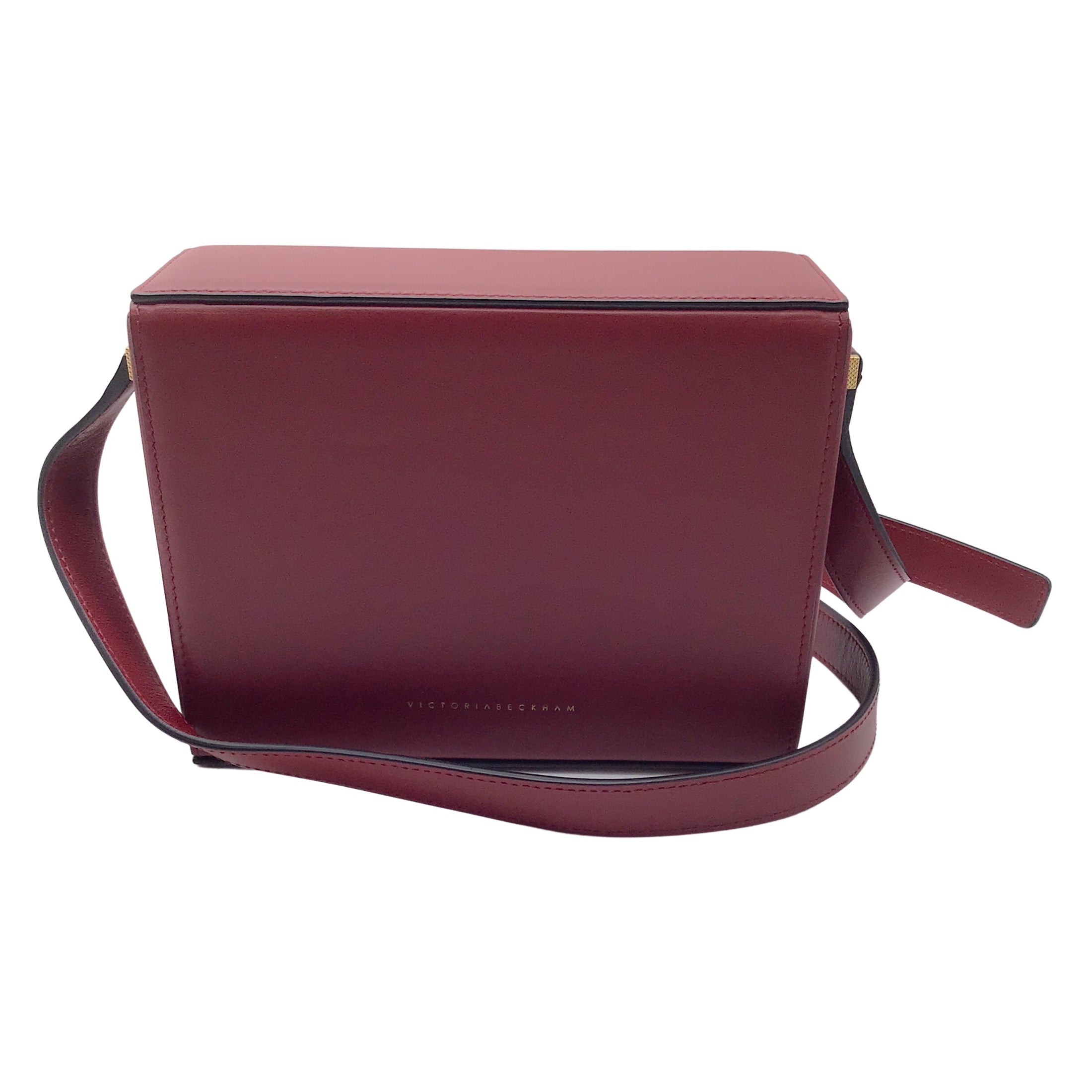 Victoria Beckham Vanity Red Leather Shoulder Bag