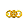 Load image into Gallery viewer, Chanel Gold Cruise 1995 Cc Infinity Brooch
