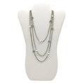 Load image into Gallery viewer, David Yurman Silver Dyed Chalcedony Pearl & Diamond Quatrefoil Station Necklace
